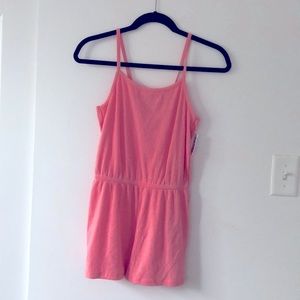 🐝5/$25🐝 NWT Old Navy salmon ribbed romper size lg